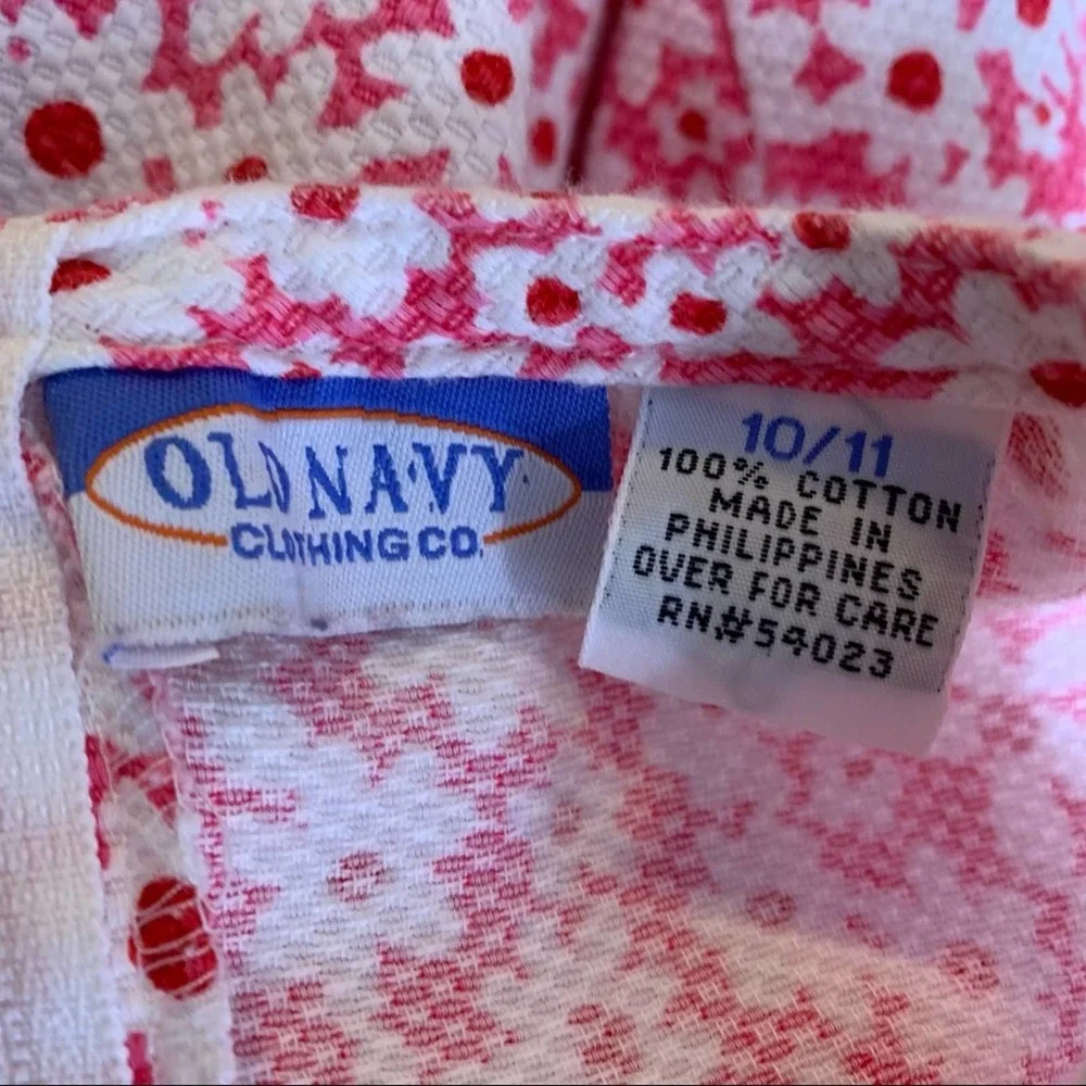 Old Navy pink floral sleeveless dress‎ 10/11